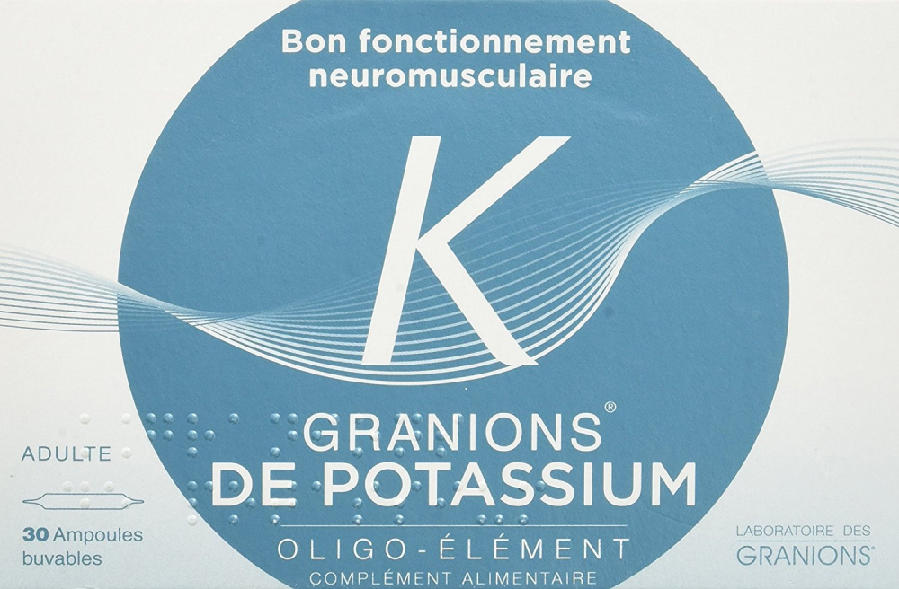 Parapharmacie En Ligne Complements Alimentaires Complements Alimentaires Pour Sportifs Granions De Potassium X 30