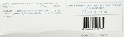 Parapharmacie En Ligne Complements Alimentaires Complements Alimentaires Pour Sportifs Granions De Potassium X 30