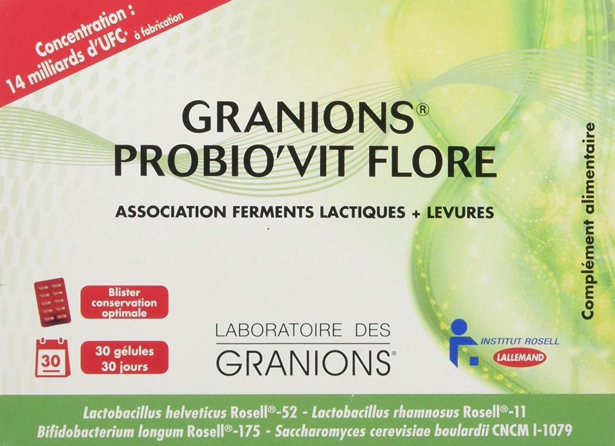 Granions ? Probio'vit Flore 30 Gelules - Boîte 30 Gelules