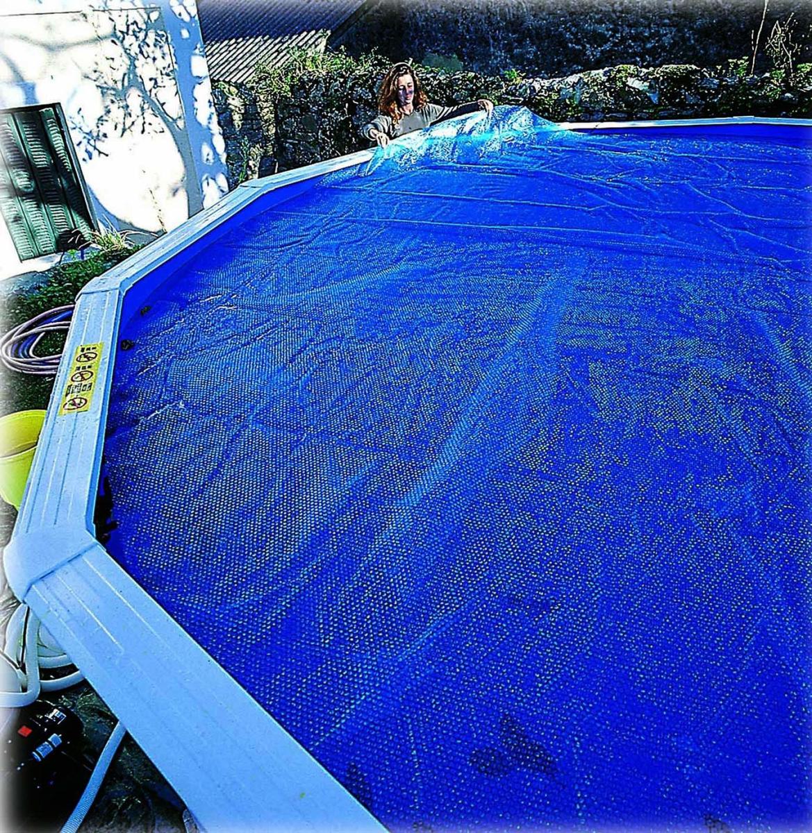 Gre Bache Ete A Bulles Pour Piscine Autoportante 610 X 375 M Epaisseur 018mm