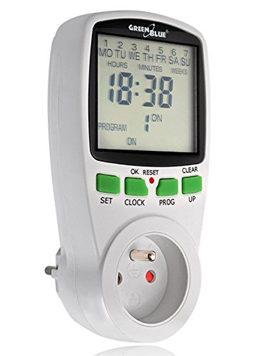 Programmateur Numerique Minuterie Hebdomadaire 16 Programmes Interieur Electrique