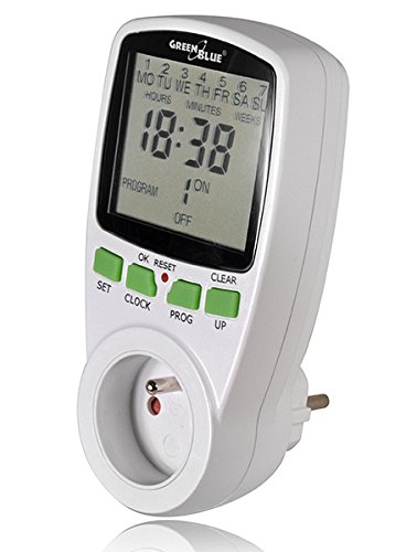 Programmateur Numerique Minuterie Hebdomadaire 16 Programmes Interieur Electrique