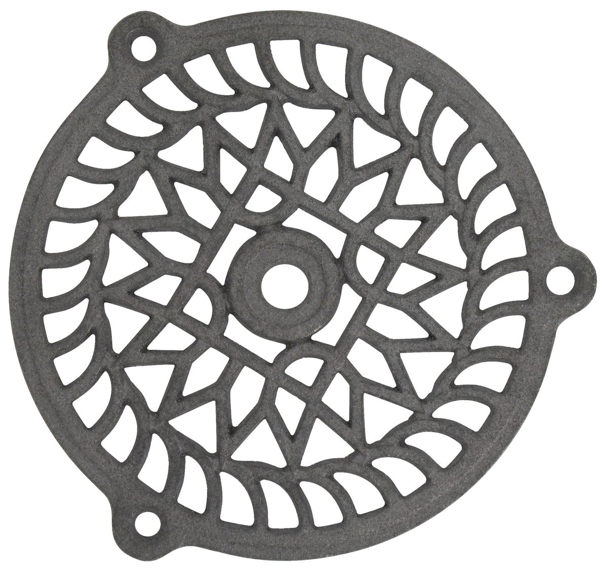 Grille d'aeration ronde fonte fixe - QOFIPRO