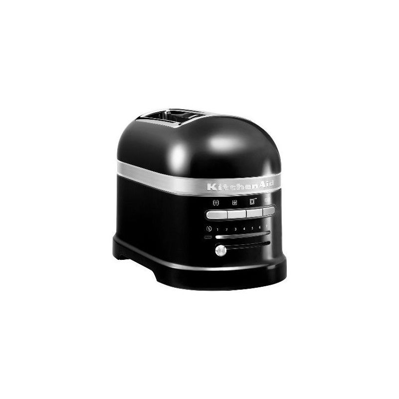 Grille Pain Toaster Artisan 2 Tranches Kitchenaid Noir Onyx Capteur Automatique 7 Niveaux De Dorage