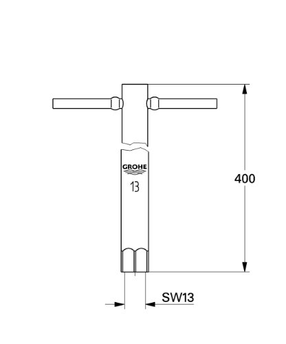 Assemblage Grohe 19017 19017000 Pour Montage Rapide Sw 13