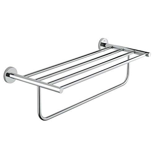 Grohe Bau Cosmopolitan Badetuchhalter Match0 Badetuchhalter Chrome, 564 Mm, Distance De Percage 510 Mm