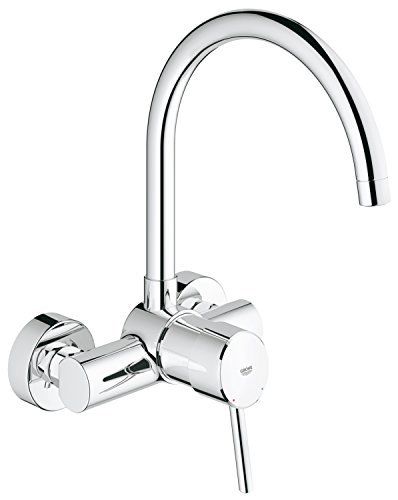 Mitigeur Mural Grohe Concetto - Pivotant - Brillant - Metal - 2 Trous - Chrome