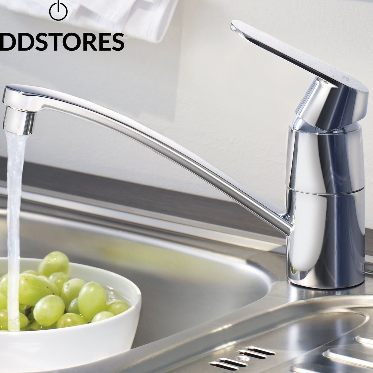 Grohe Eurosmart Melangeur De Cuisine 31179000 Cosmopolitan, Chrome, Basse Pression, Pivotant