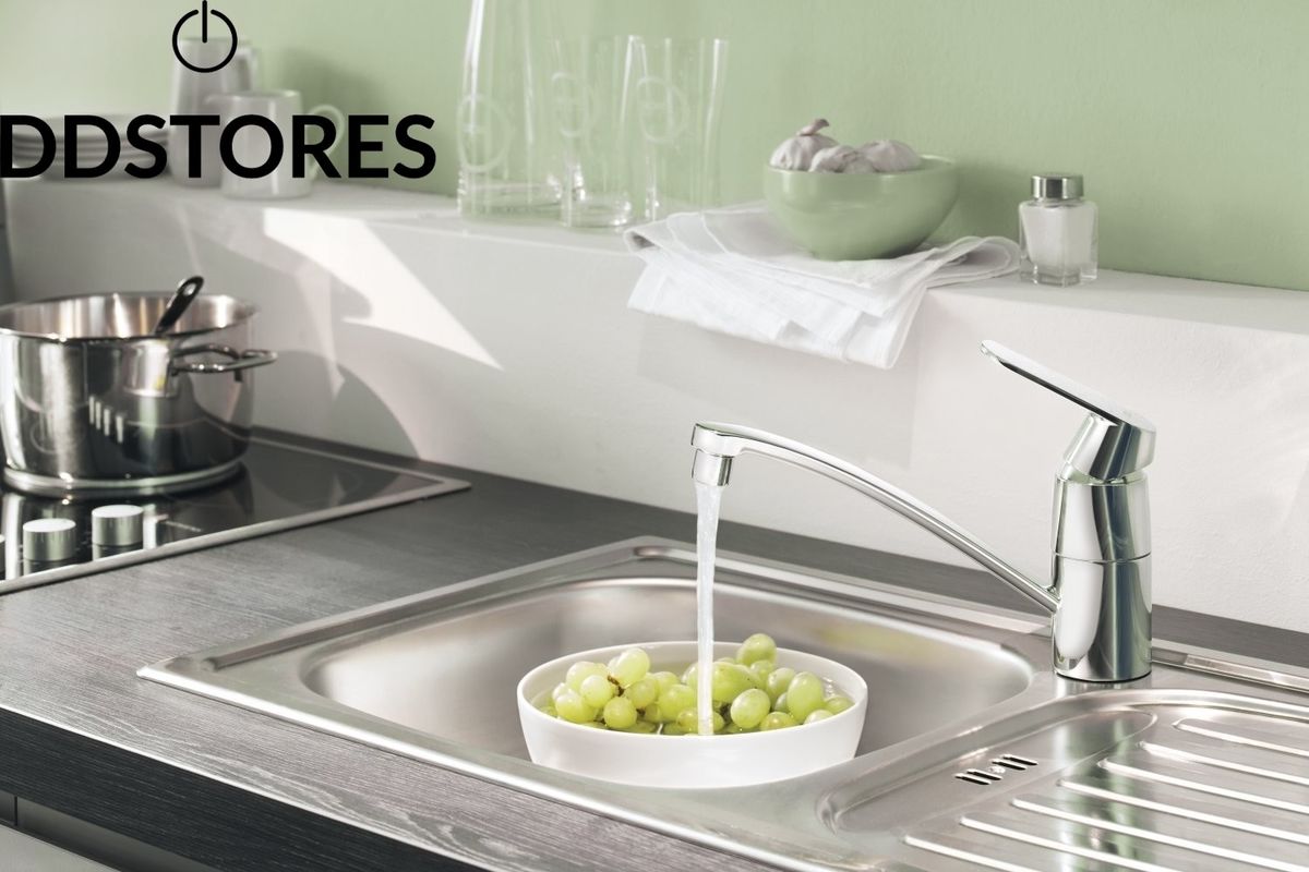 Grohe Eurosmart Melangeur De Cuisine 31179000 Cosmopolitan, Chrome, Basse Pression, Pivotant