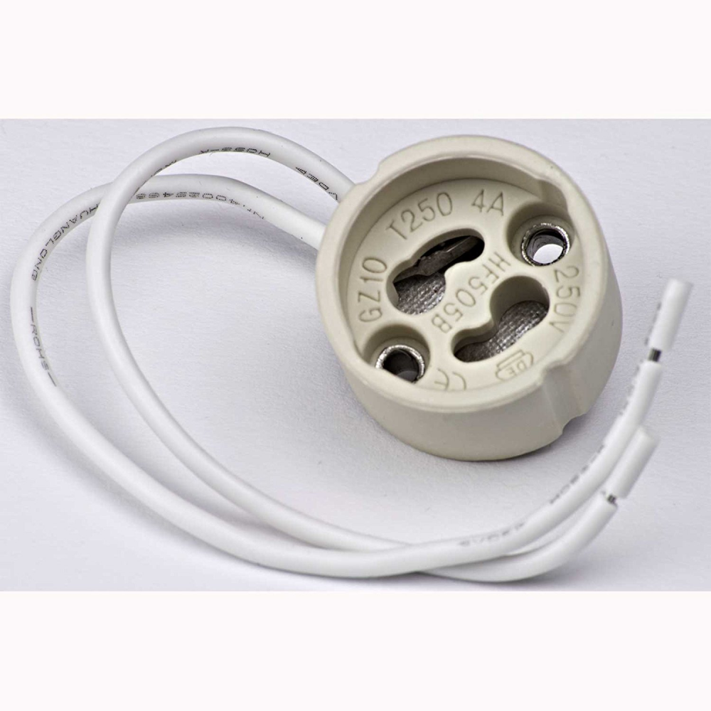 Douille Gu10 Ceramique - Connecteur Au Choix - Type Douille - Simple