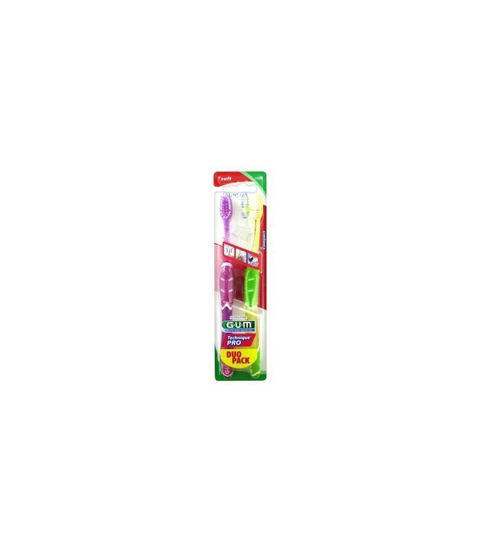 Gum Brosse A Dents Techni Pro Souple Duo Pack 1525