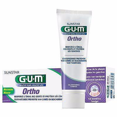 Gum Ortho Gel Dentifrice 75ml