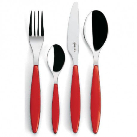 Menagere 24 pieces Rouge Feeling Guzzini