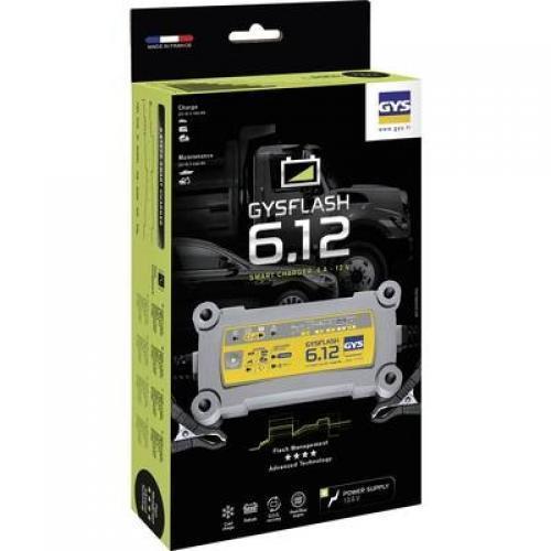 Gys Flash 6.12 - Chargeur Et Mainteneur De Charge Automatique - Batteries 12 V De 1,2 A 125 Ah