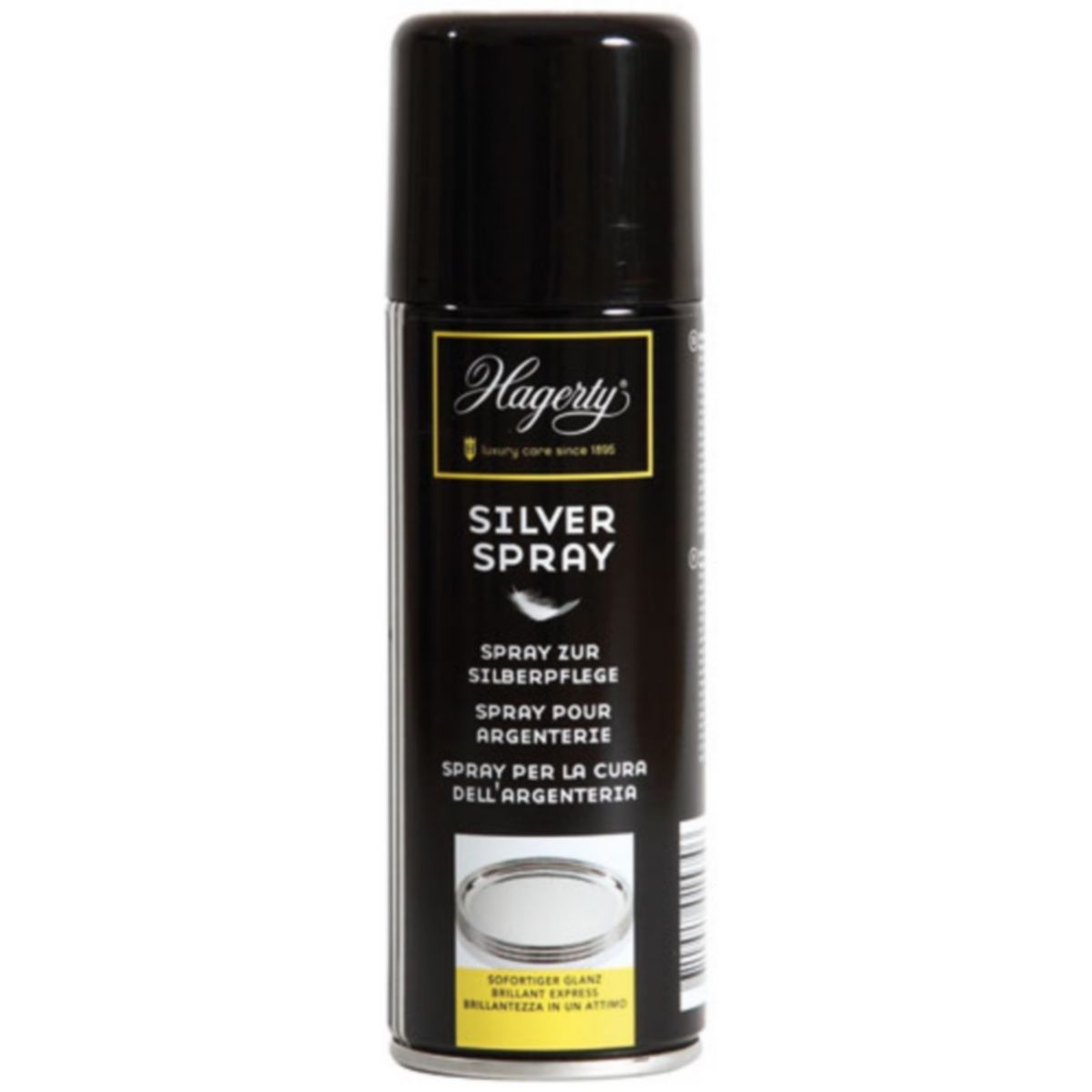 Hagerty Silver Spray Nettoyant Pour Largent 200 Ml Efficace Pour Les Objets En Argent Et En Metal Argente