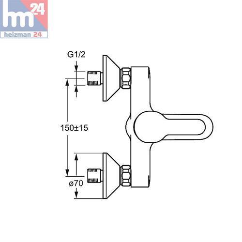 Hansaprimo Bain Hansa 49442103 Hansaprimo Chrome