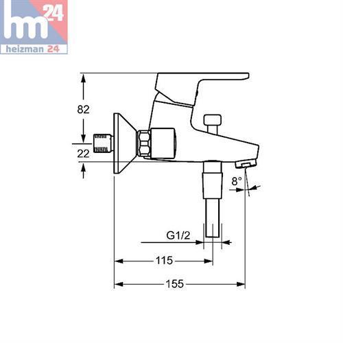 Hansaprimo Bain Hansa 49442103 Hansaprimo Chrome