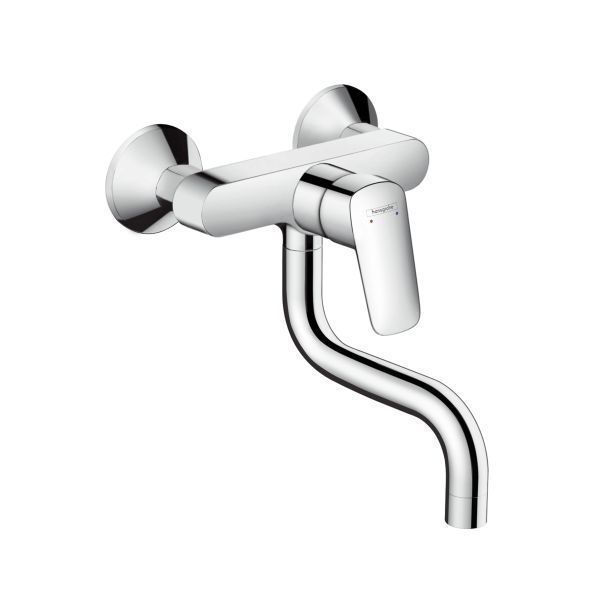 Logis Mitigeur Cuisine Pour Montage Mural Chrome - Hansgrohe