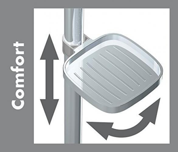 Porte-savon - Hansgrohe - Casetta - Chrome - Metal - Simple