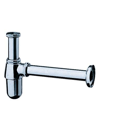 Siphon a tasse laiton pour lavabo ou bidet - Filetage 33 x 42 mm