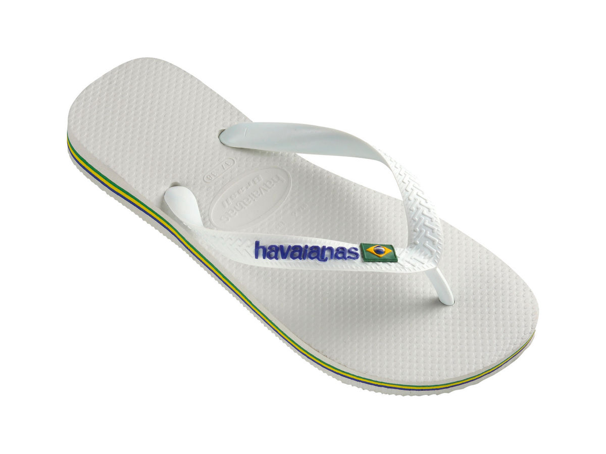 Tongs Havaianas Brasil Logo Blanc 43 4445 4635 3637 3839 4041 4223 2433 3447 48 Femmes