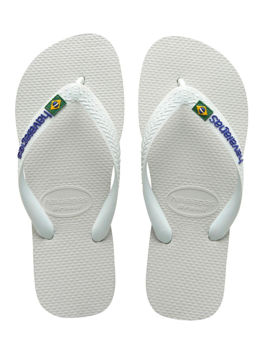 Tongs Havaianas Brasil Logo Blanc 43 4445 4635 3637 3839 4041 4223 2433 3447 48 Femmes