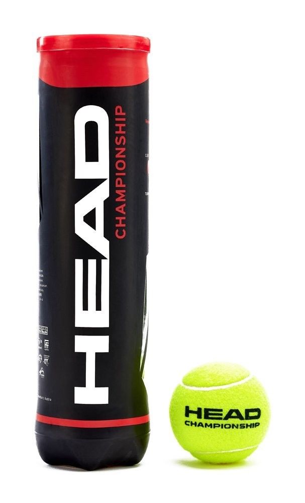 HEAD Championship Balle De Tennis Tube De 4