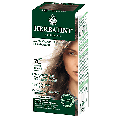 Herbatint Coloration Cheveux Naturelle 7C Blond Cendre - 150ml - Herbatint