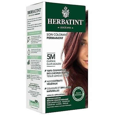 Herbatint Coloration Cheveux Naturelle 5M Chatain Clair Acajou - 150ml - Herbatint