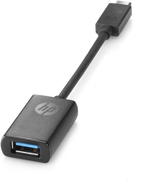 HP - Adaptateur USB - USB type A (F) pour USB-C (M) - USB 3.0 - 14.08 cm - pour Elite Slice, Slice for Meeting Rooms, Elite x3, EliteBook x360, EliteOne 1000 G1