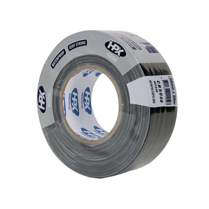 Hpx Ruban Adhesif Vinyle Professionnel 50Mm X 50M Noir PEREL