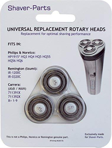 HQ3 HQ4 HQ5 HQ55 HQ56 HQ6 Tetes de rasage pour rasoirs Philips/Norelco 