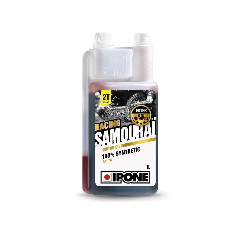 Huile Moteur Ipone Samourai Racing 2t 100 Synthese 1 Litre Ipone