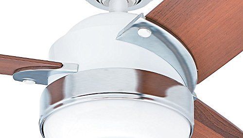 Ventilateur De Plafond Nova 107cm Blanc Bois Brun - Hunter -