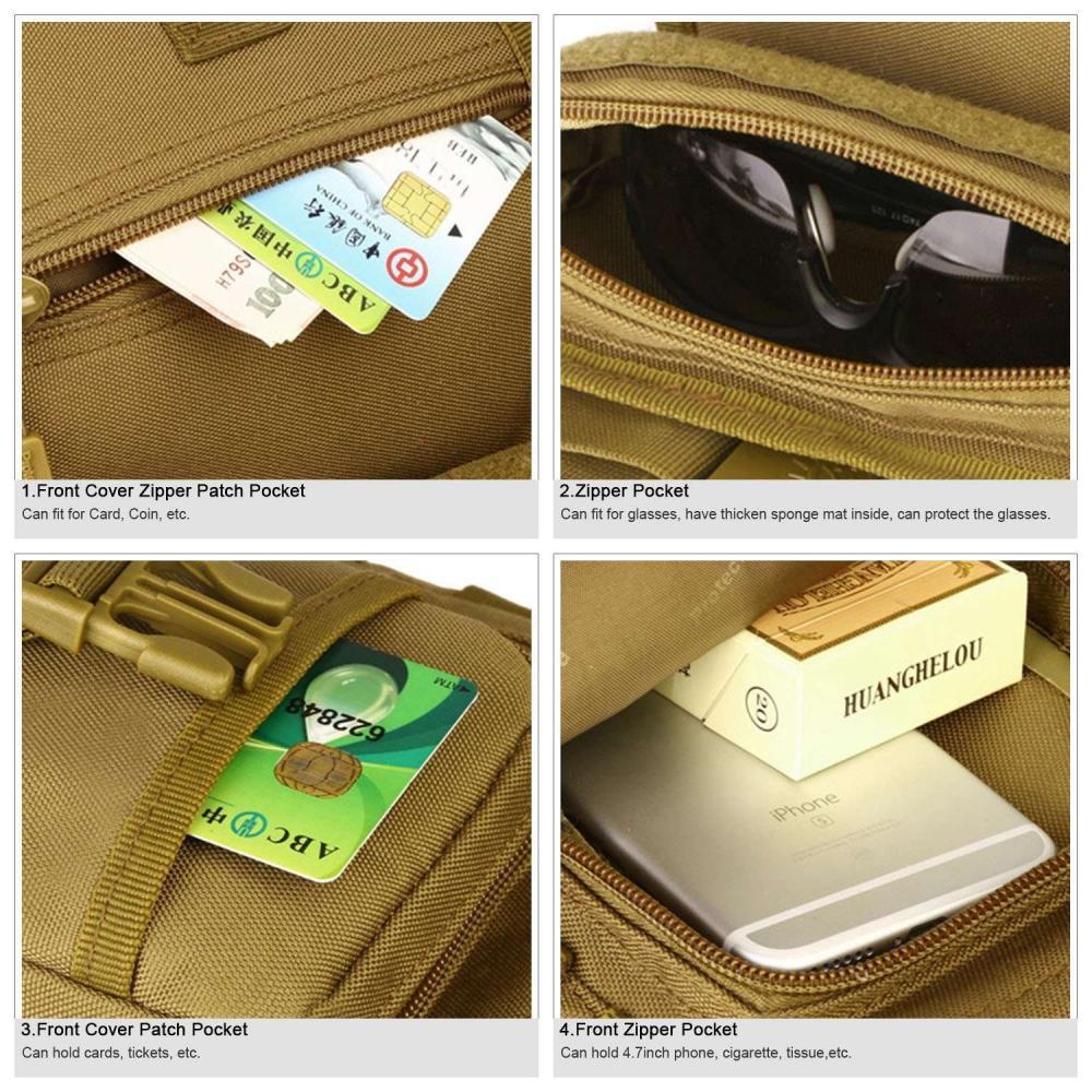 Huntvp Sac De Jambe Sac De Cuisse Sac De Peche Sac Banane Sac Tactique Militair