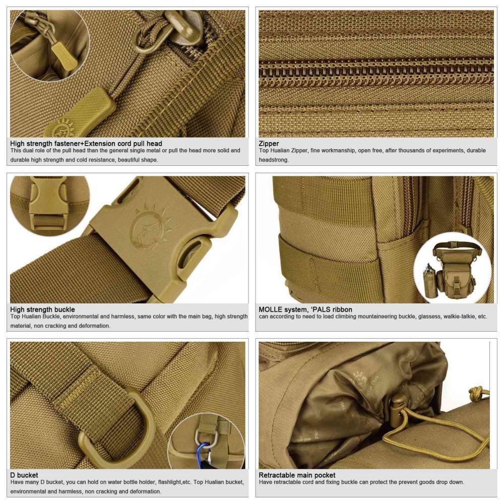 Huntvp Sac De Jambe Sac De Cuisse Sac De Peche Sac Banane Sac Tactique Militair