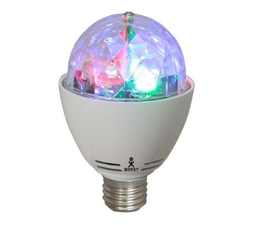 Ibiza Astro-mini Mini Effet De Lumiee Rotatif A 4 Led Rvba