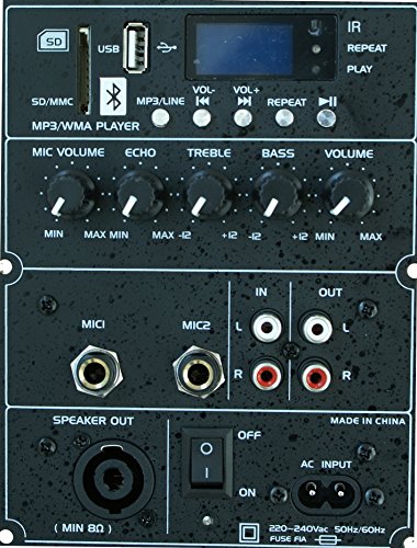 Enceinte Sono Active Ibiza Sound Slk8a-bt - 300w - Usb-mp3 & Bluetooth