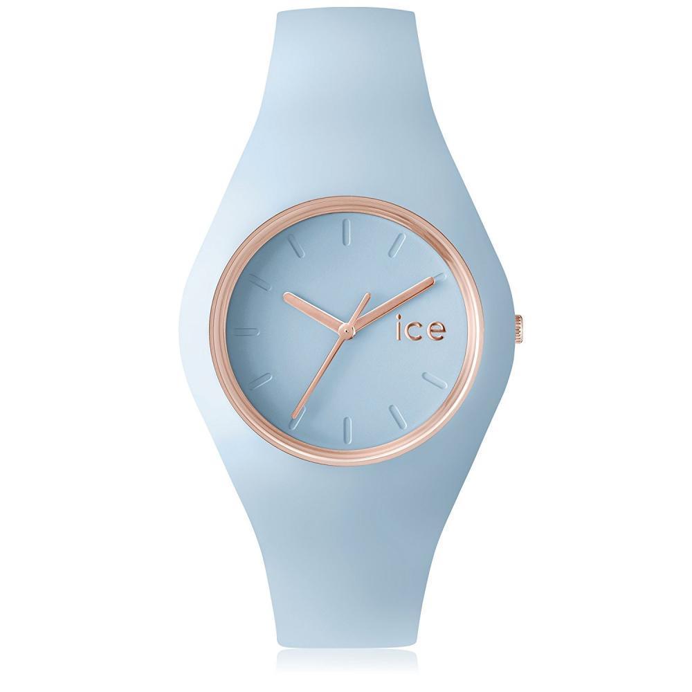 Ice-watch - Ice Glam Pastel Lotus - Montre Bleue Pour Femme Avec Bracelet En Silicone - 001063 (small)