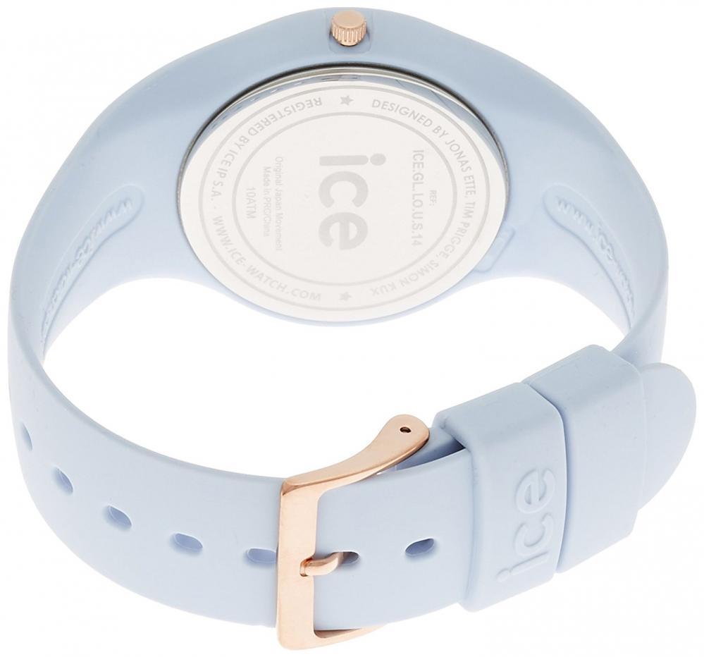 Ice-watch - Ice Glam Pastel Lotus - Montre Bleue Pour Femme Avec Bracelet En Silicone - 001063 (small)