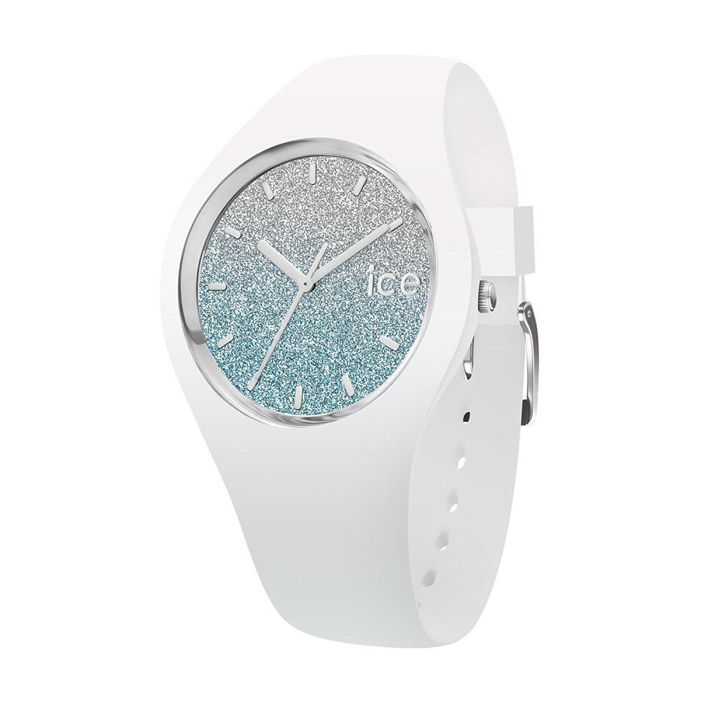 Ice-watch - Ice Lo White Blue - Montre Blanche Pour Femme Avec Bracelet En Silicone - 013429 (medium)