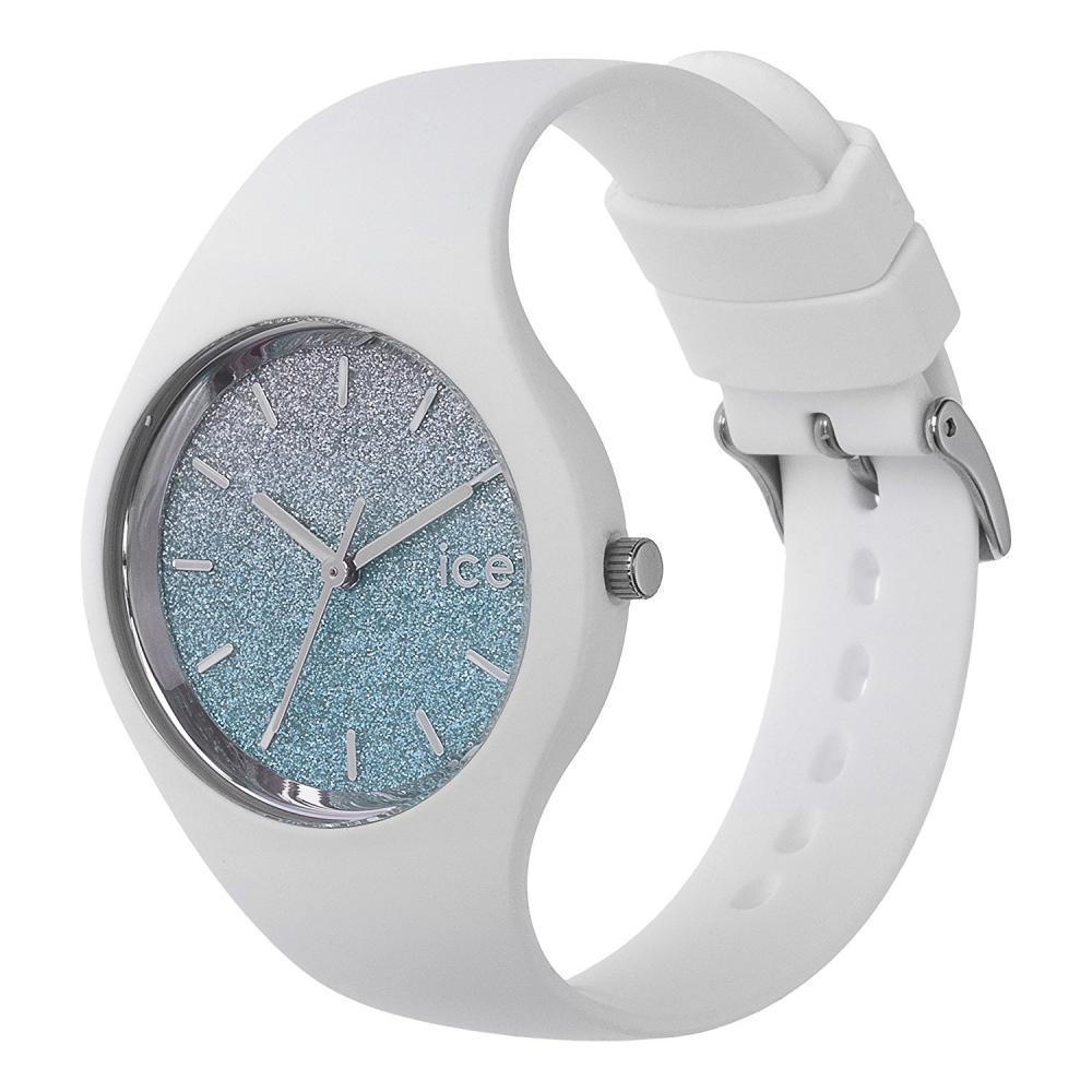 Ice-watch - Ice Lo White Blue - Montre Blanche Pour Femme Avec Bracelet En Silicone - 013429 (medium)