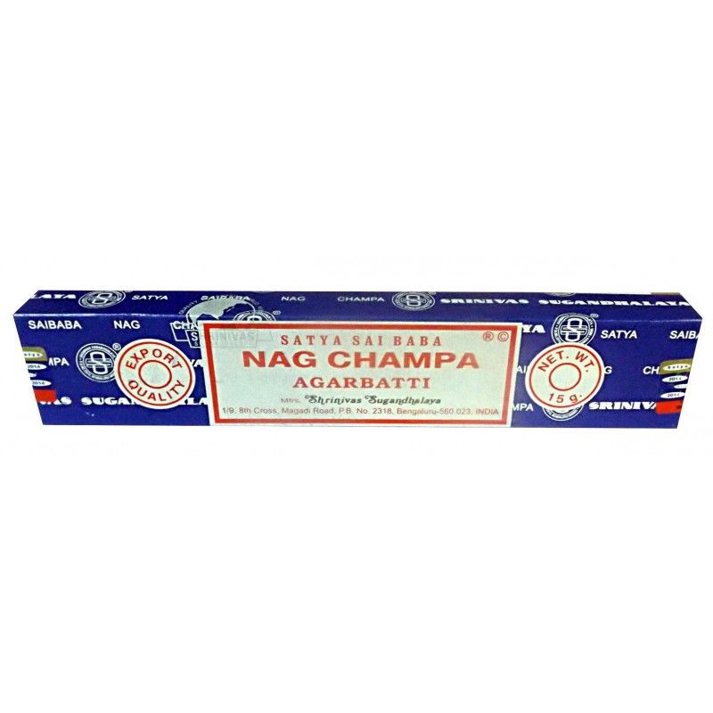 Encens - Nag Champa - Argabatti - 15 Grammes - Parfum Apaisant - 15 Batonnets