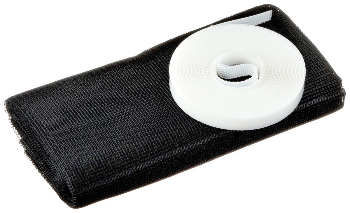 Tesa Insect Stop Moustiquaire Standard pour fenetre 1,30m x 1,50m, Noire