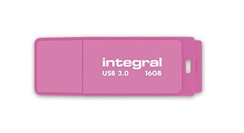 Integral Neon Cle USB 16 Go USB 30 rose
