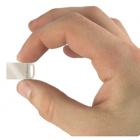 Cle Usb - Integral - Fusion - 64 Go - Usb 3.0 - Gris Metallise