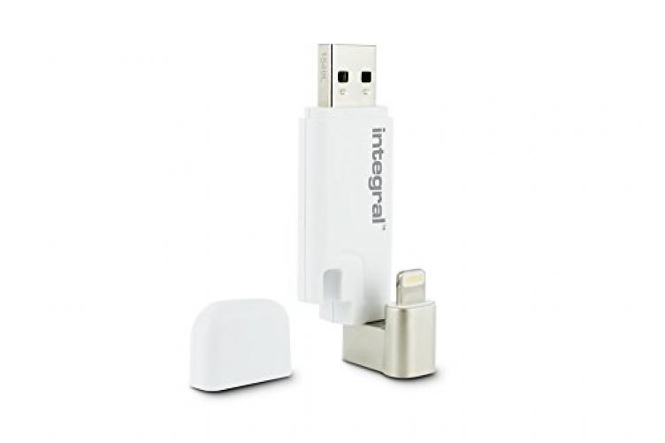Cle Usb 30 Lightning Pour Iphoneipad Integral Ishuttle 32gb Blanc