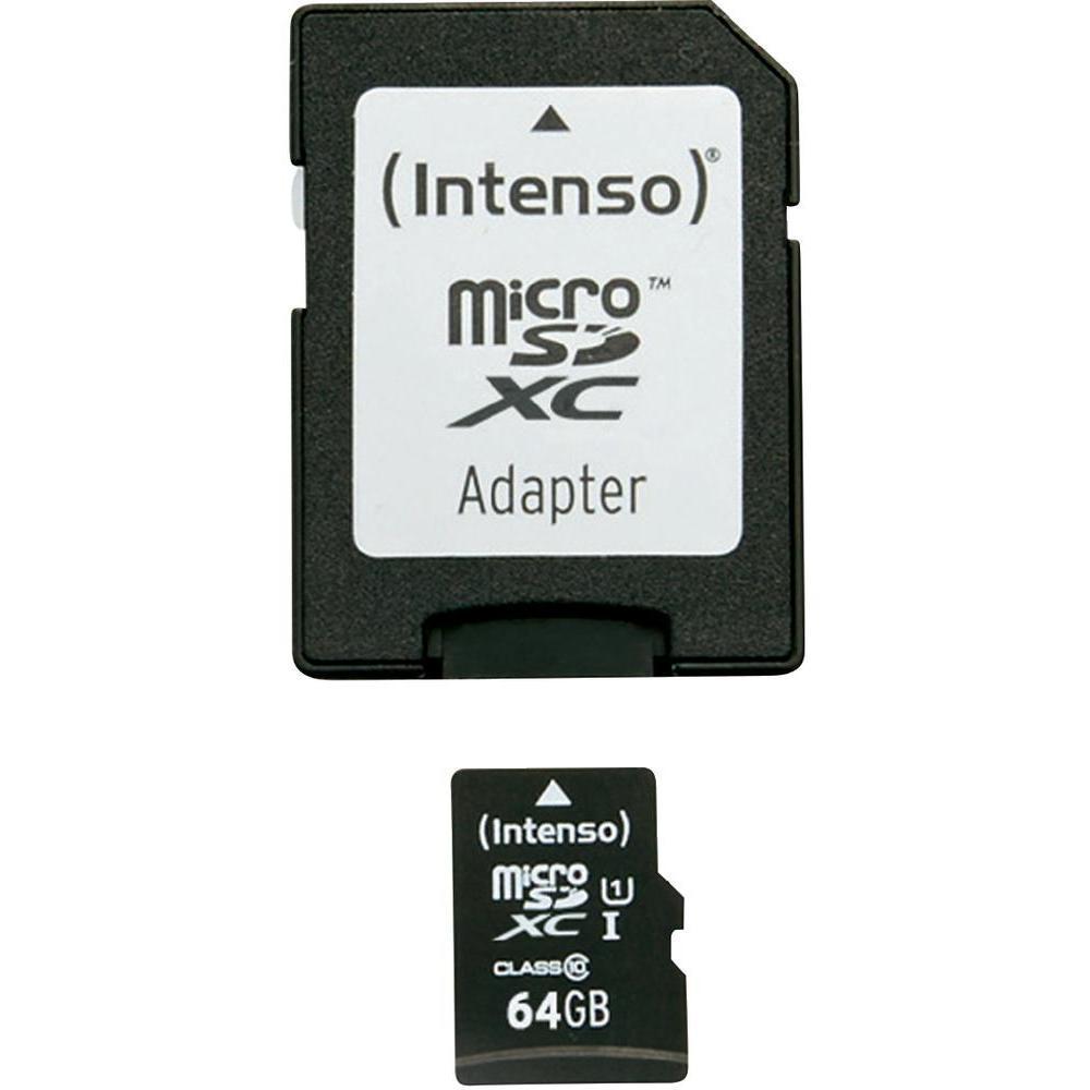 Carte Memoire Intenso 3423490 Uhs 64 Go Microsdxc Uhs Class 1 Class10