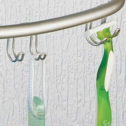 Serviteur De Douche A Accrocher En Metal Satine 2 Etageres H665cm Forma 