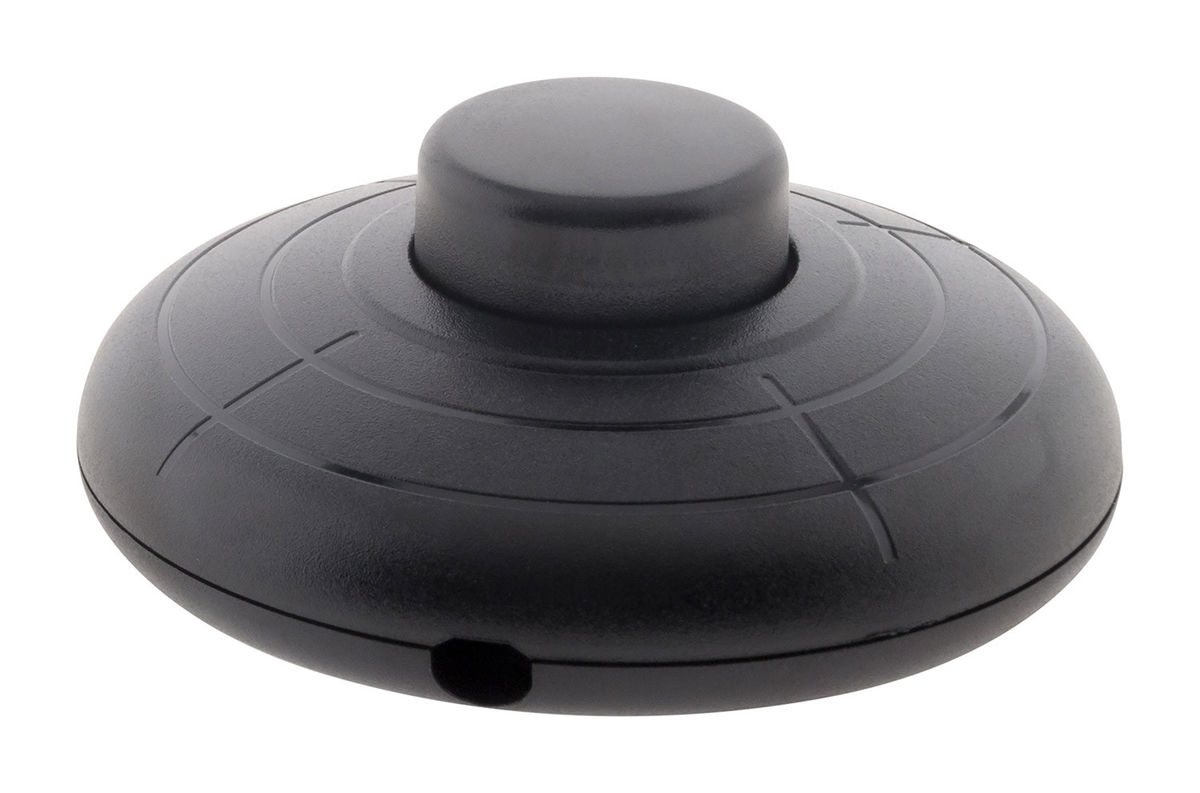 Interrupteur A Pied Pour Luminaire - Noir - Zenitech